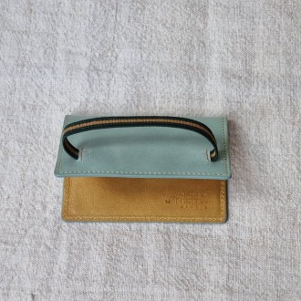 TARJETERO VERDE AGUA