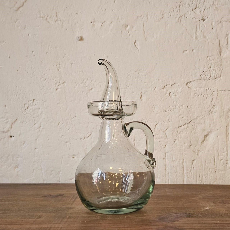 ACEITERA DE VIDRIO SOPLADO