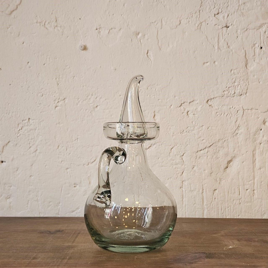 ACEITERA DE VIDRIO SOPLADO