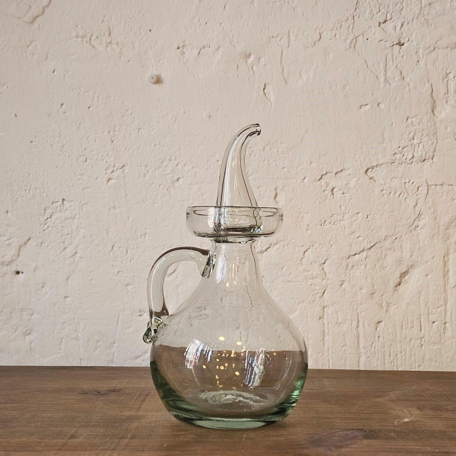 ACEITERA DE VIDRIO SOPLADO