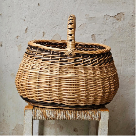 CESTO OVALADO MIMBRE