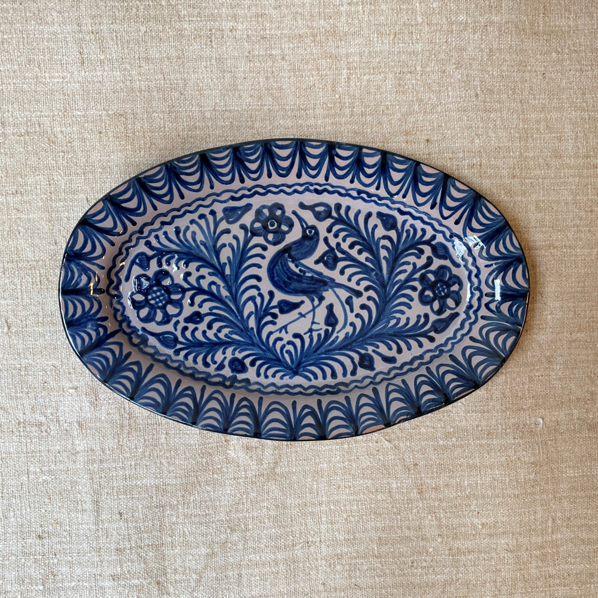 BANDEJA PÁJARO REPINTADA GRANADA